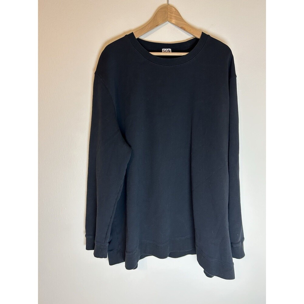 SON OF A TAILOR Men's Supima Cotton Crew Neck Long Sleeve Sweatshirt Size 3XL